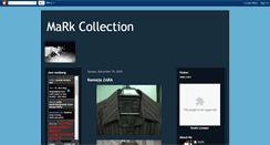 Desktop Screenshot of markcollection.blogspot.com