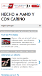 Mobile Screenshot of hechoamanoyconcarino.blogspot.com