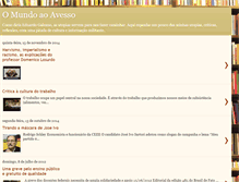 Tablet Screenshot of omundoaoavesso.blogspot.com