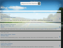 Tablet Screenshot of animalhumanabuselink.blogspot.com