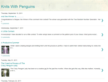 Tablet Screenshot of knitswithpenguins.blogspot.com