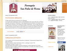 Tablet Screenshot of parroquiasanpedrodevisma.blogspot.com