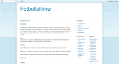 Desktop Screenshot of fotbollsfilmer.blogspot.com