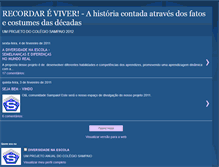 Tablet Screenshot of colegiosampaio.blogspot.com