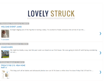Tablet Screenshot of lovelystruck.blogspot.com