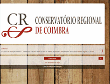 Tablet Screenshot of conservatorioregionaldecoimbra.blogspot.com