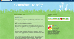Desktop Screenshot of countdown-to-baby.blogspot.com