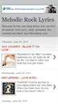 Mobile Screenshot of melodicrocklyrics.blogspot.com