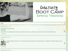 Tablet Screenshot of creativebootcamp.blogspot.com