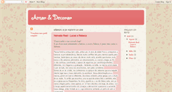 Desktop Screenshot of amaredecorar.blogspot.com