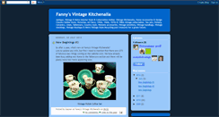 Desktop Screenshot of fannysvintagekitchenalia.blogspot.com