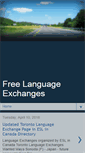 Mobile Screenshot of language-exchanges.blogspot.com