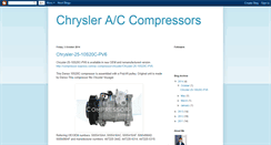 Desktop Screenshot of chrysleraccompressors.blogspot.com