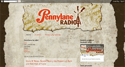 Desktop Screenshot of pennylane-radio.blogspot.com