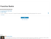 Tablet Screenshot of franchiserookie.blogspot.com