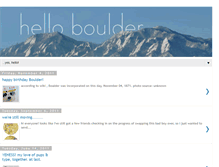 Tablet Screenshot of helloboulder.blogspot.com