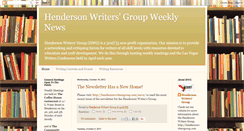 Desktop Screenshot of hendersonwritersgroup.blogspot.com