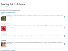 Tablet Screenshot of dancingspiritsestates.blogspot.com