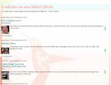 Tablet Screenshot of confissoesdeumamakeupholic.blogspot.com