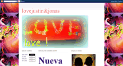 Desktop Screenshot of lovejustinijonas.blogspot.com