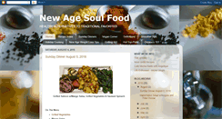 Desktop Screenshot of newagesoulfood.blogspot.com