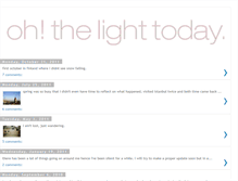 Tablet Screenshot of ohthelighttoday.blogspot.com