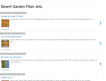 Tablet Screenshot of desertgardenfiber.blogspot.com