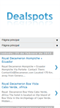 Mobile Screenshot of dealspots.blogspot.com