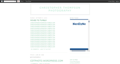 Desktop Screenshot of christopherthompsonphoto.blogspot.com