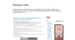 Desktop Screenshot of nursinginindia.blogspot.com