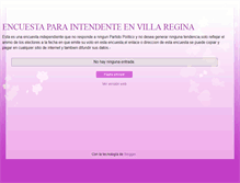 Tablet Screenshot of eleccionesenvillaregina.blogspot.com