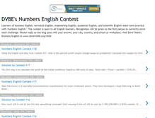 Tablet Screenshot of numbersenglish.blogspot.com