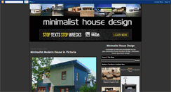 Desktop Screenshot of minimalisthousedesign.blogspot.com