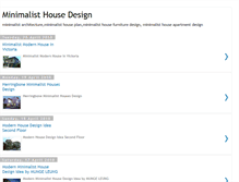 Tablet Screenshot of minimalisthousedesign.blogspot.com