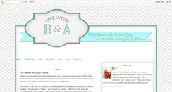 Desktop Screenshot of lifewithba.blogspot.com