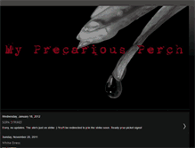 Tablet Screenshot of myprecariousperch.blogspot.com