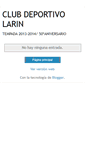 Mobile Screenshot of clubdeportivolarin.blogspot.com