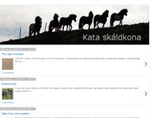 Tablet Screenshot of kata-skaldkona.blogspot.com