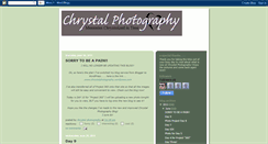 Desktop Screenshot of chrystalphotography.blogspot.com