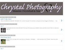 Tablet Screenshot of chrystalphotography.blogspot.com