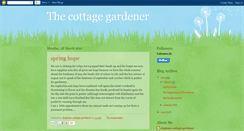 Desktop Screenshot of claphamcottagegardener.blogspot.com