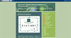 Desktop Screenshot of escenarios-virtuales.blogspot.com