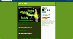 Desktop Screenshot of luz-de-abel.blogspot.com