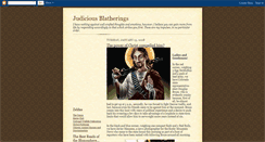 Desktop Screenshot of judiciousblatherings.blogspot.com