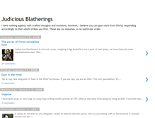 Tablet Screenshot of judiciousblatherings.blogspot.com