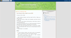 Desktop Screenshot of opensourcefile.blogspot.com