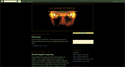 Desktop Screenshot of alammistik98.blogspot.com