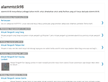 Tablet Screenshot of alammistik98.blogspot.com