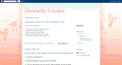 Desktop Screenshot of geocachelocator.blogspot.com