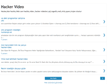Tablet Screenshot of hackervideo.blogspot.com